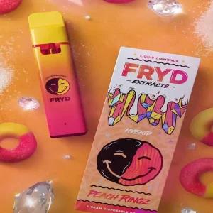 Peach Ringz Fryd Disposable 2G Hybrid Liquid Diamonds