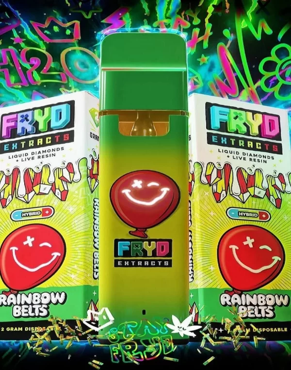 Rainbow Belts Fryd Disposable 2G Hybrid Liquid Diamonds Live Resin