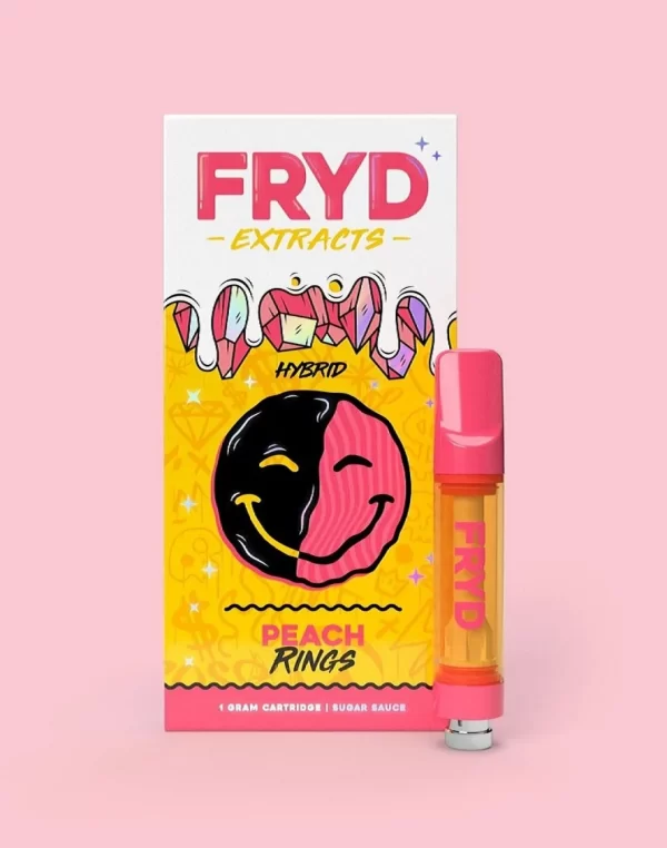 Peach Rings Fryd Carts 85 THC Hybrid Vape Cartridge