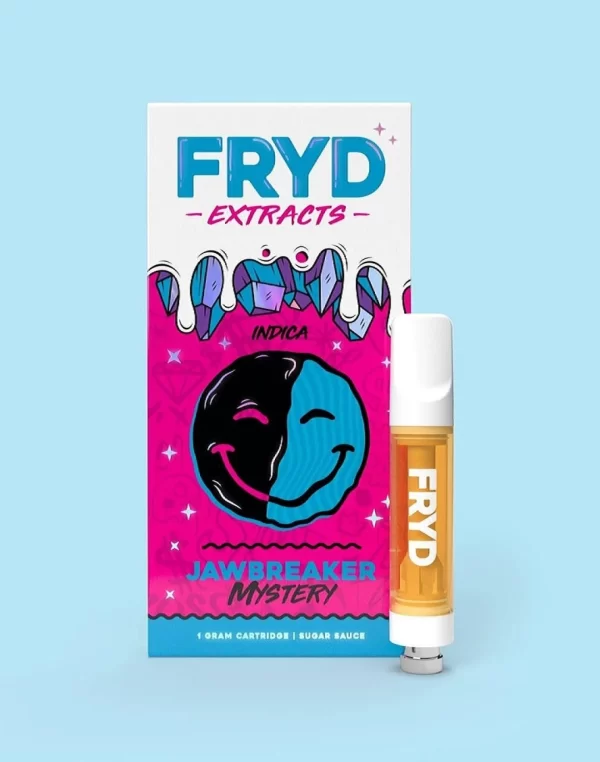 Jawbreaker Mystery Fryd Carts – 85% THC – Indica Vape Cartridge