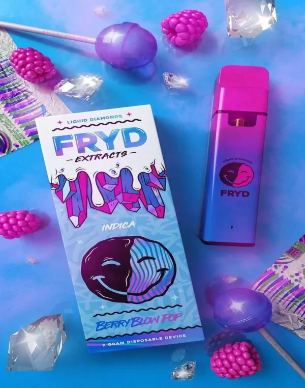Berry Blow Pop Fryd Disposable – 2G Indica Liquid Diamond