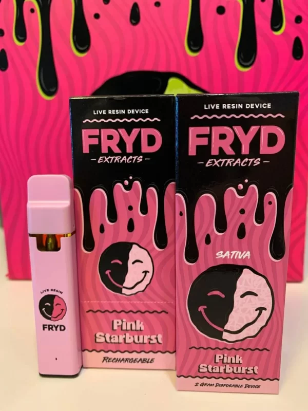 Pink Starburst Fryd Disposable 2G Sativa Live Resin